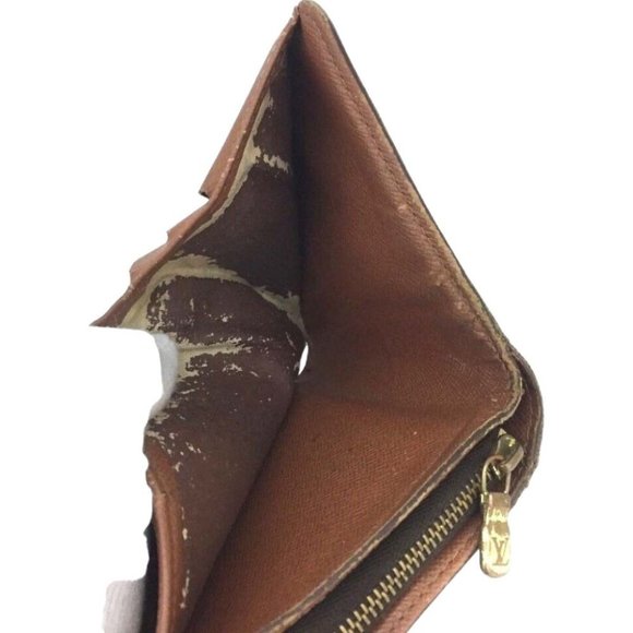 427130T Louis Vuitton Wallet Compact Zip Brown Monogram - Picture 8 of 9